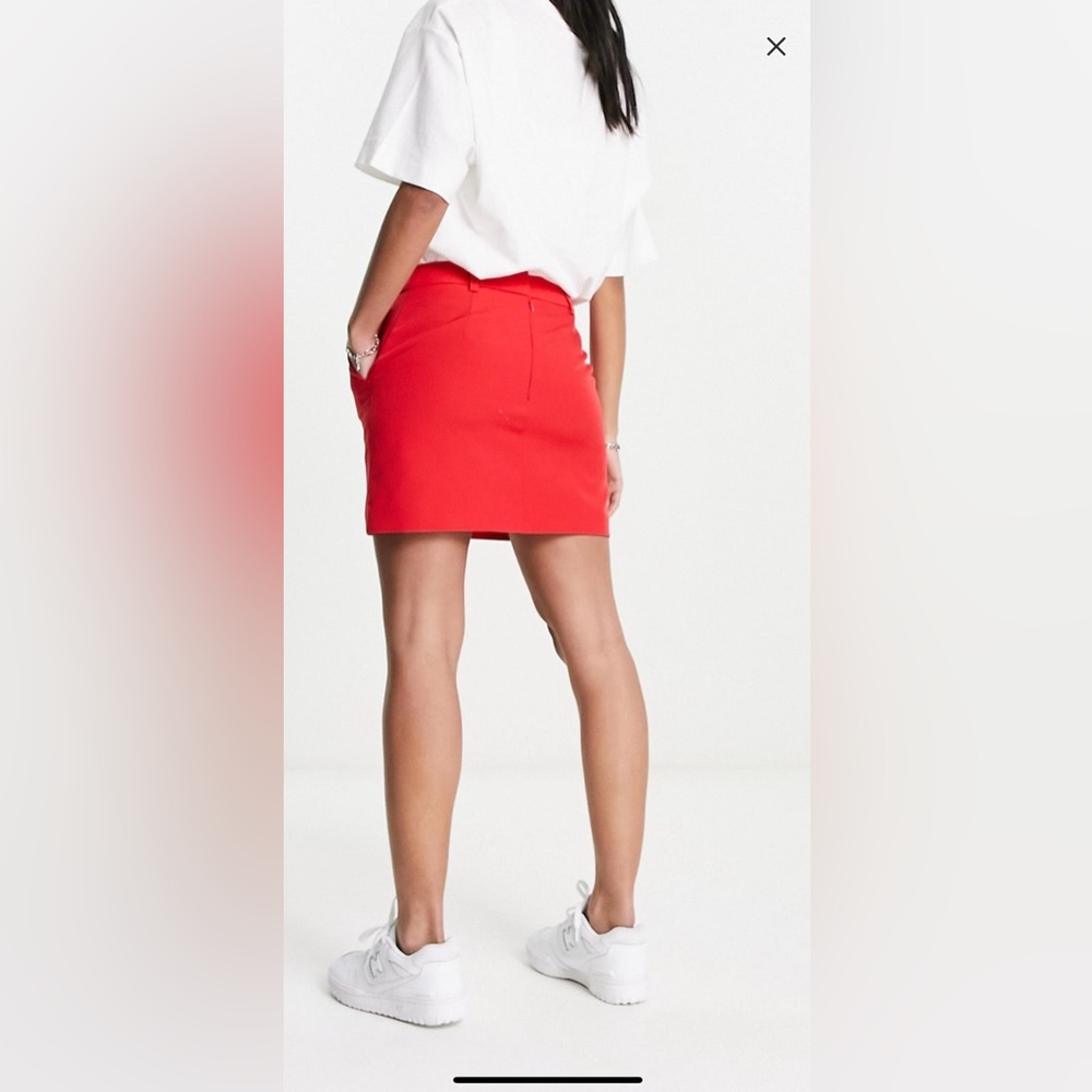 Miss selfridge split hem tailored mini skirt size US 12